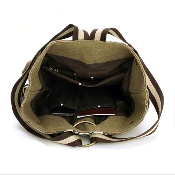 Embroidered Canvas Backpack high quality witchy core granolagirl Gorpcore fairy - Picture 4 of 8